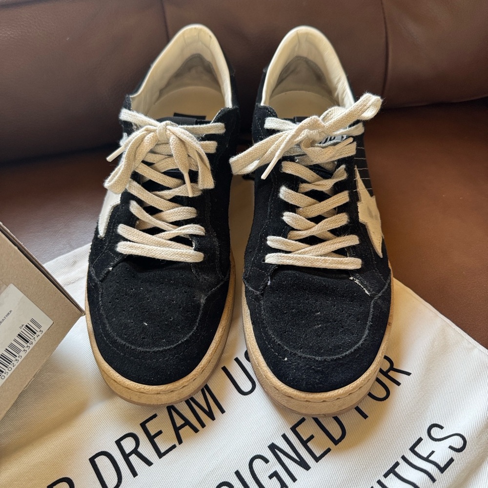 Golden Goose Ball Star black suede - Picture 2 of 10